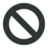 no disponible icono